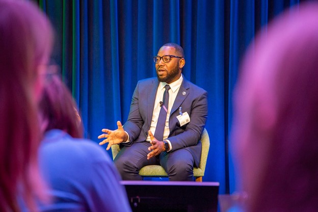 Dr. Tony Reames at the Inclusive Energy Innovation Summit in November 2022